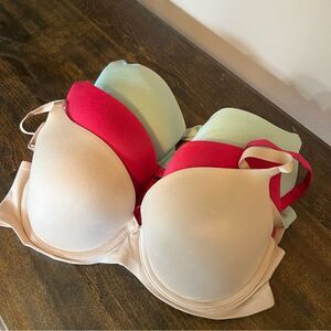 Aerie Bra Bundle Tan, Pink, and Mint